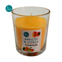 Apricot & Citrus:scented Votive, Orange, Apricot & Citrus