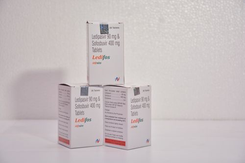 Ledifos Tablet (Ledipasvir (90Mg) + Sofosbuvir (400Mg) Expiration Date: 2 Years