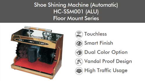 Automatic Shoe Shining Machine (HC-SSM001ALU By TOSHI AUTOMATIC SYSTEMS PRIVATE LIMITED