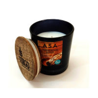 Asa:scented Soy Wax Candle, Sandalwood & Sage