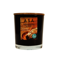 Asa:scented Soy Wax Candle, Sandalwood & Sage