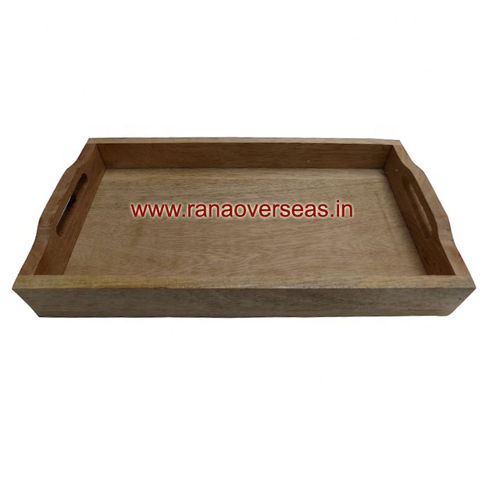 Tableware Wood Wholesale Wooden Serving Tray With Handle