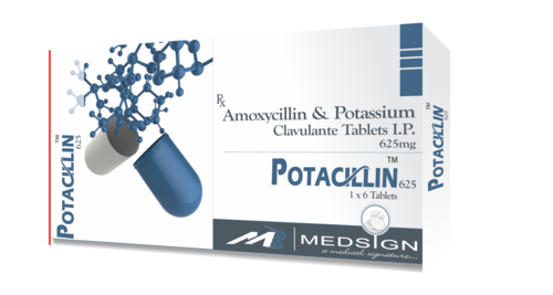 Amoxicillin Potassium 625 Mg Tablet