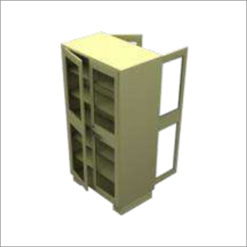 Both Side Openable Glass Door Almirah