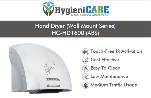 Automatic Hand Dryer (Hc-hd1600abs)