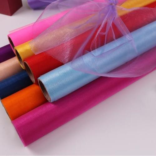 Mix Colors Organza Plain Rolls