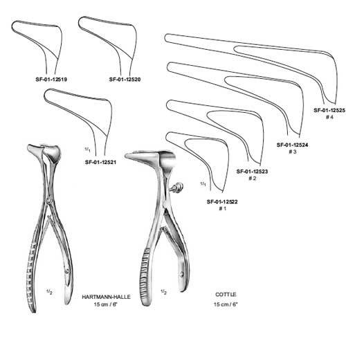 Hartmann-halle Nasal Specula