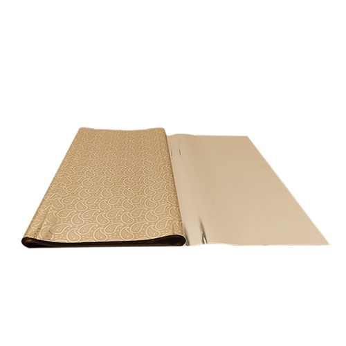 Premium Sheets - Craft Paper, 19" x 4 Yards | Reversible Gift Wrap with Solid Rose Gold and Elegant Print Design