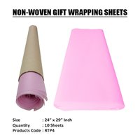 Non-woven Rolls - 24"x29" Sheet , Mix Colors For Craft Paper Flower Making, Gift Packing, And Floral Bouquet Wrapping