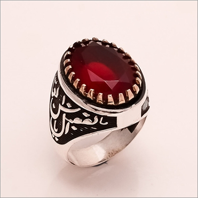 Party Natural Carnelian Gemstone 925 Sterling Silver Turkish Ring