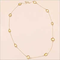 925 Cut Gemstone Necklace