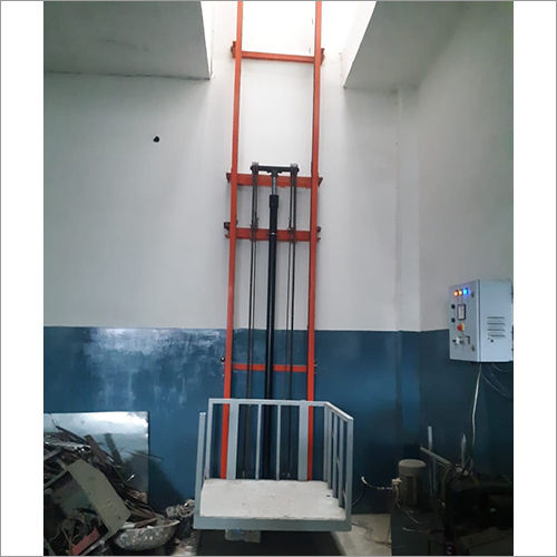 Hydraulic Wall Mounted Goods Lift Load Capacity: 05 Long Ton