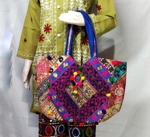 Rajasthani Hand Work And Multi Handmade Bag By SHANTI HANDLOOM