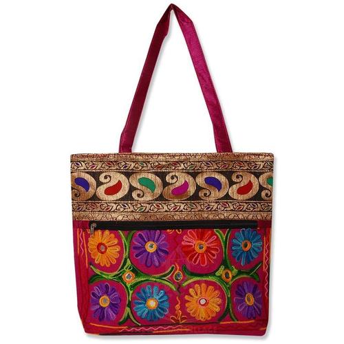 Multi Jaipur Art Handicraft Embroidered Hand Bag