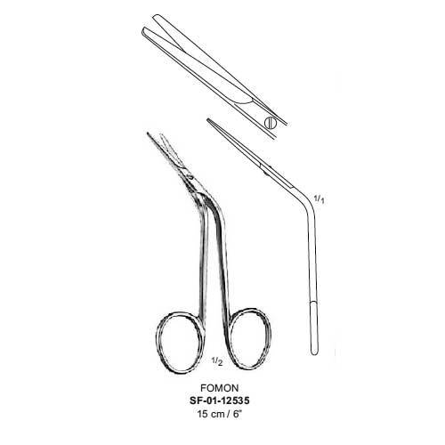 Fomon Nasal Scissors - Stainless Steel