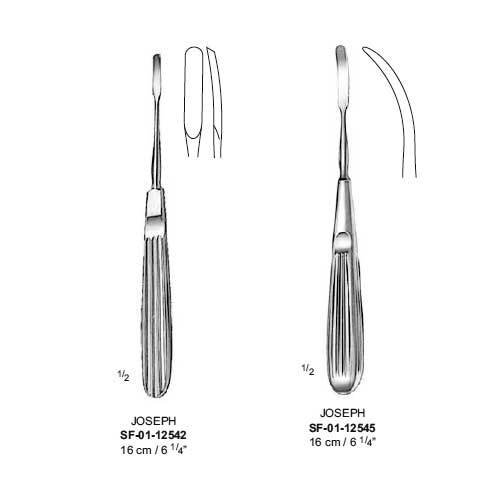 Joseph Septum Elevators - Stainless Steel