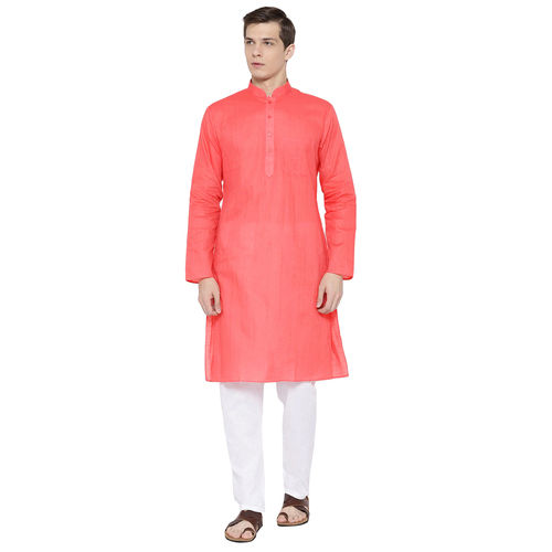 Men Kurta And Pajama Set Cotton Blend