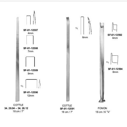 Cottle Nasal Osteotomes