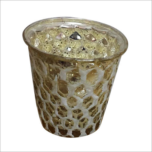 Indian Glass Candle Votives