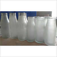 Frosted Glass Bottle - Customized Size, Transparent Glass | Ideal For Fruit Juice Storage And Packaging