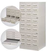 Slide Storage Cabinet Vertical