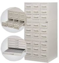 Slide Storage Cabinet Vertical