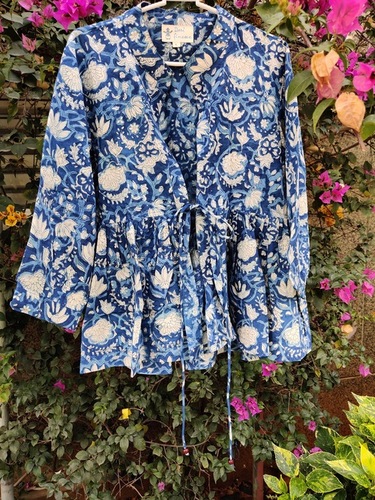 Full Sleeves Printed Cotton Tops