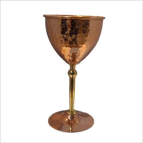 Copper Goblet Glass
