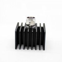 RF Load Connector N Male Straight Square Black Lightning Arrester