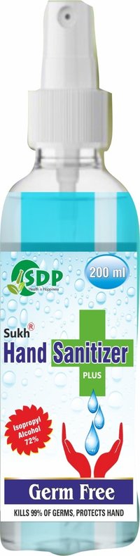 Sukh Hand Sanitizer Plus