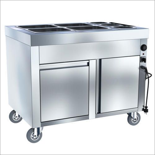 Hot Food Serving Trolley