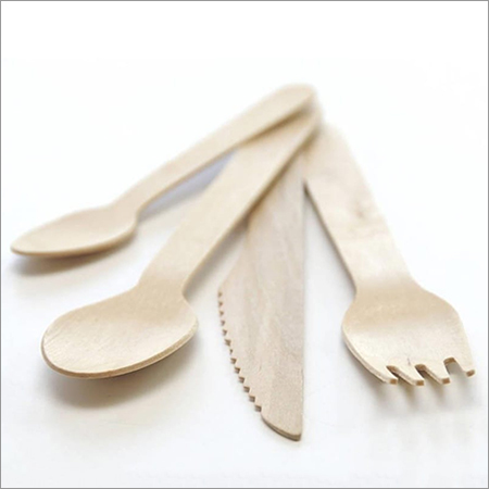 Wooden Color Natural Bamboo Cutlery