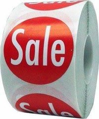 Polyester Red Sale Labels