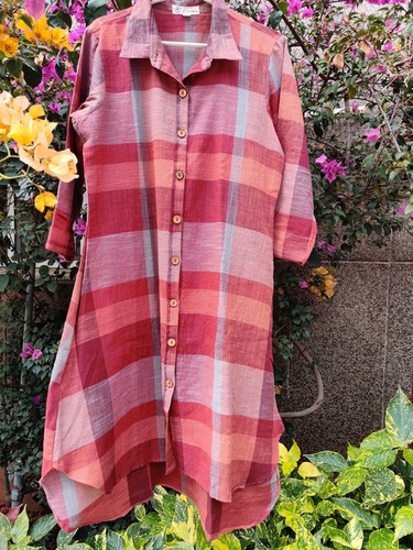 Checks Shirt Dress
