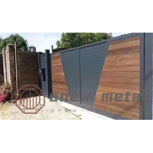 Customized Color Wood Grain Gate