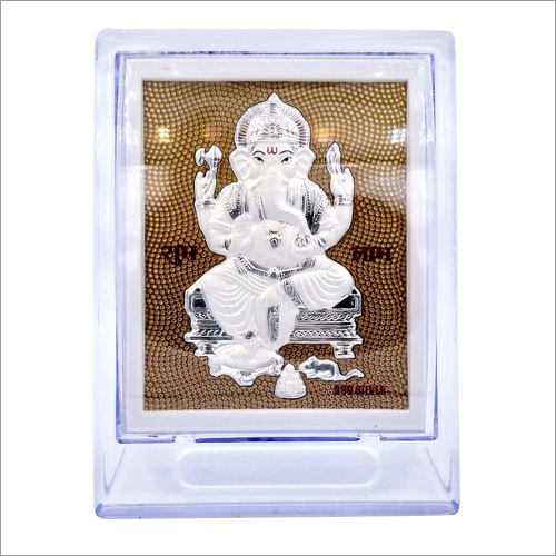 Ganesha Acrylic Silver Stand
