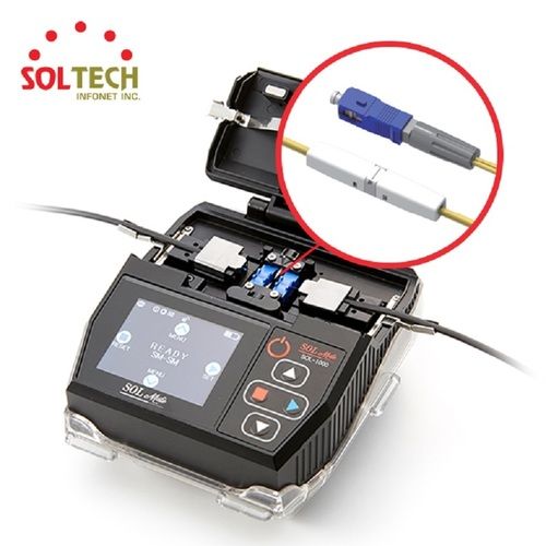 Field Fusion splicing FTTH drop cable repair solution SOLMATE