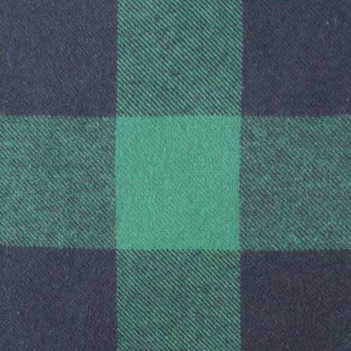 GOTS Certified Plaid Design Flannel Fabrics