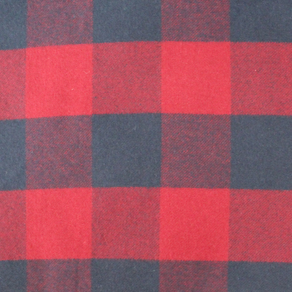 GOTS Certified Plaid Design Flannel Fabrics