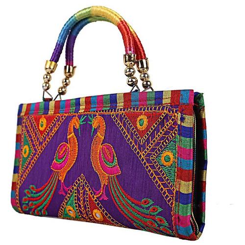 So Many Color Will Come Handmade Designer Embroidered Handbag
