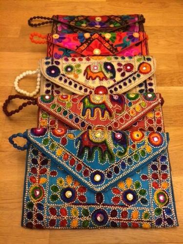 Bags Indian Colorful Sling Handbag With Kutch Embroidery Handbag