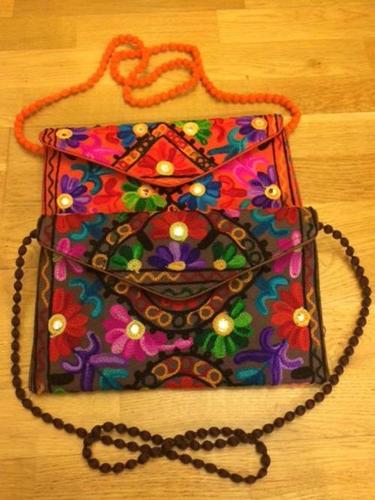 Cotton Handmade Embroidery Design Rajasthani Clutch Bag