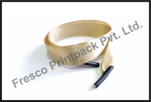 Multicolour Golden Satin Ribbon