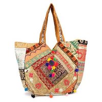 Women's Huge Patch Work And Embroidered A Real Banjara Bag