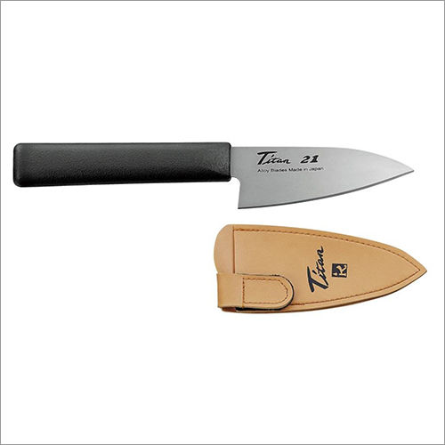 Titanium Hybrid Leisure Knife With Blade Cover