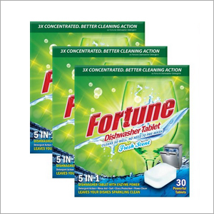 Eco-Friendly Fortune 5 In 1 Dishwasher Tablets