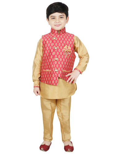 Kids Kurta Pant With Jacket Age Group: 2-16