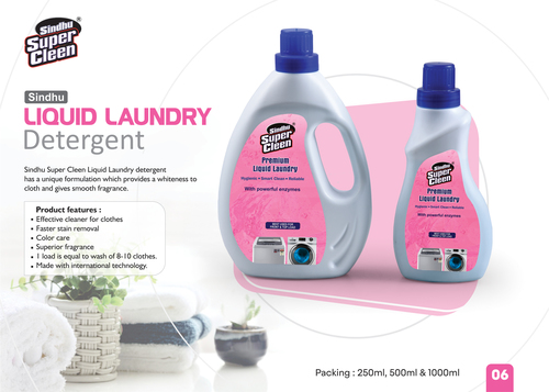 Liquid Laundry Detergent By SINDHU ULTRAMARINE CHEMICALS PVT LTD