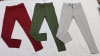 Branded 4way Lycra Pant - Spandex Material, Size M/L/XL, Multi Color | Zipper Closure, Plain Dyed, Printed, and Washed Finish