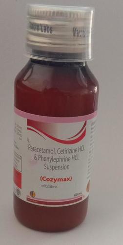 PERACETAMOL  250 mg+Phenylephrin 2.5 mg+CETRIZINE HYDROCHLORIDE 2.5MG